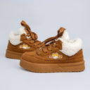 Cozy Kitty Ultra Chunky Brown Mid Top Shoes - Women's Cat Bobo's House 