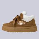 Cozy Kitty Ultra Chunky Brown Mid Top Shoes - Women's Cat Bobo's House US 5 | EU 35 