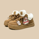 Cozy Penguin Ultra Chunky Brown Mid Top Shoes - Women's Penguin Bobo's House 