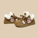 Cozy Penguin Ultra Chunky Brown Mid Top Shoes - Women's Penguin Bobo's House 