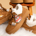 Cozy Penguin Ultra Chunky Brown Mid Top Shoes - Women's Penguin Bobo's House 