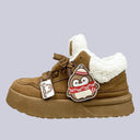 Cozy Penguin Ultra Chunky Brown Mid Top Shoes - Women's Penguin Bobo's House US 5 | EU 35 