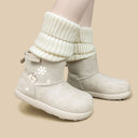 Cozy Polar Bear White Winter Boots - Women's Bear Bobo's House 