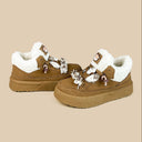 Cozy Reindeer Ultra Chunky Brown Mid Top Shoes - Women's Reindeer Bobo's House 