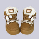 Cozy Reindeer Ultra Chunky Brown Mid Top Shoes - Women's Reindeer Bobo's House US 5 | EU 35 