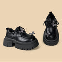 Crystal Butterfly Dark Kawaii Platform Oxford Shoes - Women's Butterfly Bobo's House 