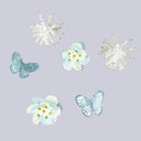 Crystal Garden Shoe Charm Set Floral Bobo's House 1 Set 