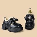 Cursed Bunny Bow Sherpa Platform Loafers - Women's Bunny Bobo's House 