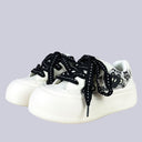 Dark Chibi Vibe Print Chunky Sneakers - Women's Demon Bobo's House 