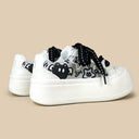 Dark Chibi Vibe Print Chunky Sneakers - Women's Demon Bobo's House 