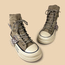 Dark Demon Cat Love High Top Sneakers - Women's Demon Bobo's House 