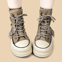 Dark Demon Cat Love High Top Sneakers - Women's Demon Bobo's House 