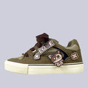 Dark Demon Cat Love Low Top Mesh Sneakers - Unisex Demon Bobo's House M 3 | W 5 | EU 35 