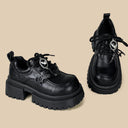 Dark Kawaii Bat Chunky Platform Oxford Shoes - Women's Bat Bobo's House 