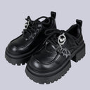 Dark Kawaii Bat Chunky Platform Oxford Shoes - Women's Bat Bobo's House US 5 | EU 35 