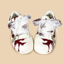 Dark Kawaii Crimson Splatter Handpainted Chunky Sneakers – Women's Bobo's House 
