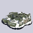 Dark Kawaii Demon Olive Chunky Sneakers - Women's Demon Bobo's House 