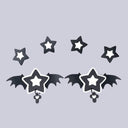 Dark Star Bat Wing Kawaii Charm Set Bat Bobo's House One Set 