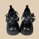 Dark Star Bow Chunky Platform Oxford Shoes - Women's Bat Bobo's House 