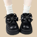 Dark Star Bow Chunky Platform Oxford Shoes - Women's Bat Bobo's House 