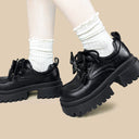 Dark Star Bow Chunky Platform Oxford Shoes - Women's Bat Bobo's House 