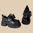 Dark Star Bow Chunky Platform Oxford Shoes - Women's Bat Bobo's House 