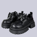 Dark Star Bow Chunky Platform Oxford Shoes - Women's Bat Bobo's House US 5 | EU 35 