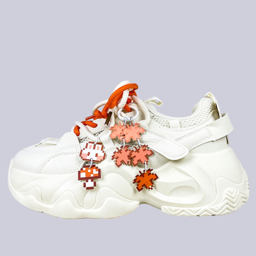 Enchated Mushroom Byte Kawaii Chunky Sneakers – Unisex