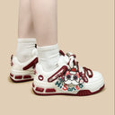 Friendly Ghost Chunky Casual Red Sneakers - Unisex (Copy) Ghost Bobo's House 