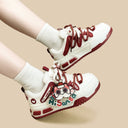 Friendly Ghost Chunky Casual Red Sneakers - Unisex (Copy) Ghost Bobo's House 