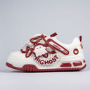 Friendly Ghost Chunky Casual Red Sneakers - Unisex Ghost Bobo's House M 3 | W 5 | EU 35 