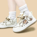 Frosted Fawn Winter Chunky Mid Top Shoes - Unisex Reindeer Bobo's House 