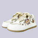 Frosted Fawn Winter Chunky Mid Top Shoes - Unisex Reindeer Bobo's House 