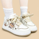 Frosted Fawn Winter Chunky Mid Top Shoes - Unisex Reindeer Bobo's House 