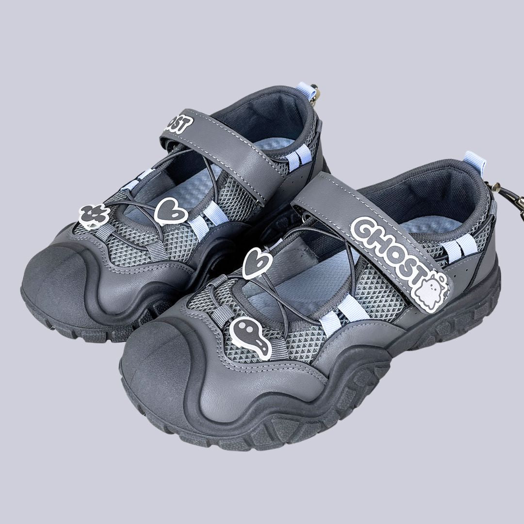 Ghost Charm Mary Jane Chunky Sneakers - Women's Ghost Bobo's House US 5 | EU 35 