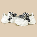 Gingham Bunny Dark Coquette Kawaii Chunky Sneakers – Unisex Bunny Bobo's House 