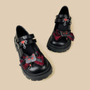 Gothic Bat Kawaii Chunky Mary Janes – Women's Bat Bobo's House 