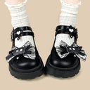 Gothic Bat Kawaii Chunky Mary Janes – Women's Bat Bobo's House 