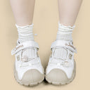 Hamster Boba Charm Mary Jane Chunky Sneakers - Women's Hamster Bobo's House 