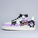 Hand Painted Friendly Ghost Mist Purple Sneakers - Unisex Ghost Bobo's House M 3.5 | W 5.5 | EU 36 