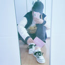 Hand Painted Kawaii Cat Casual White Shoes - Unisex Bobo's House 