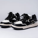 Happy Heart 'n Sole Black Casual Sneakers - Unisex 0 Bobo's House 