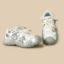 Haru the Penguin Kawaii Cream Chunky Sneakers – Women's Penguin Bobo's House 