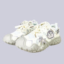 Haru the Penguin Kawaii Cream Chunky Sneakers – Women's Penguin Bobo's House US 5 | EU 35 