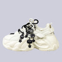 Haunted Ghost Charm Dark Kawaii Chunky Sneakers – Unisex Floral Bobo's House M 3 | W 5 | EU 35 
