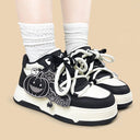 Haunted Kawaii Pumpkin Mid Top Shoes - Unisex Ghost Bobo's House 