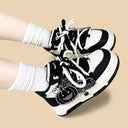 Haunted Kawaii Pumpkin Mid Top Shoes - Unisex Ghost Bobo's House 