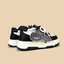Haunted Kawaii Pumpkin Mid Top Shoes - Unisex Ghost Bobo's House 