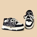 Haunted Kawaii Pumpkin Mid Top Shoes - Unisex Ghost Bobo's House 