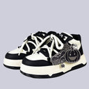 Haunted Kawaii Pumpkin Mid Top Shoes - Unisex Ghost Bobo's House M 3 | W 5 | EU 35 